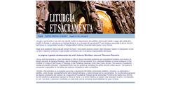 Desktop Screenshot of liturgiaetsacramenta.info